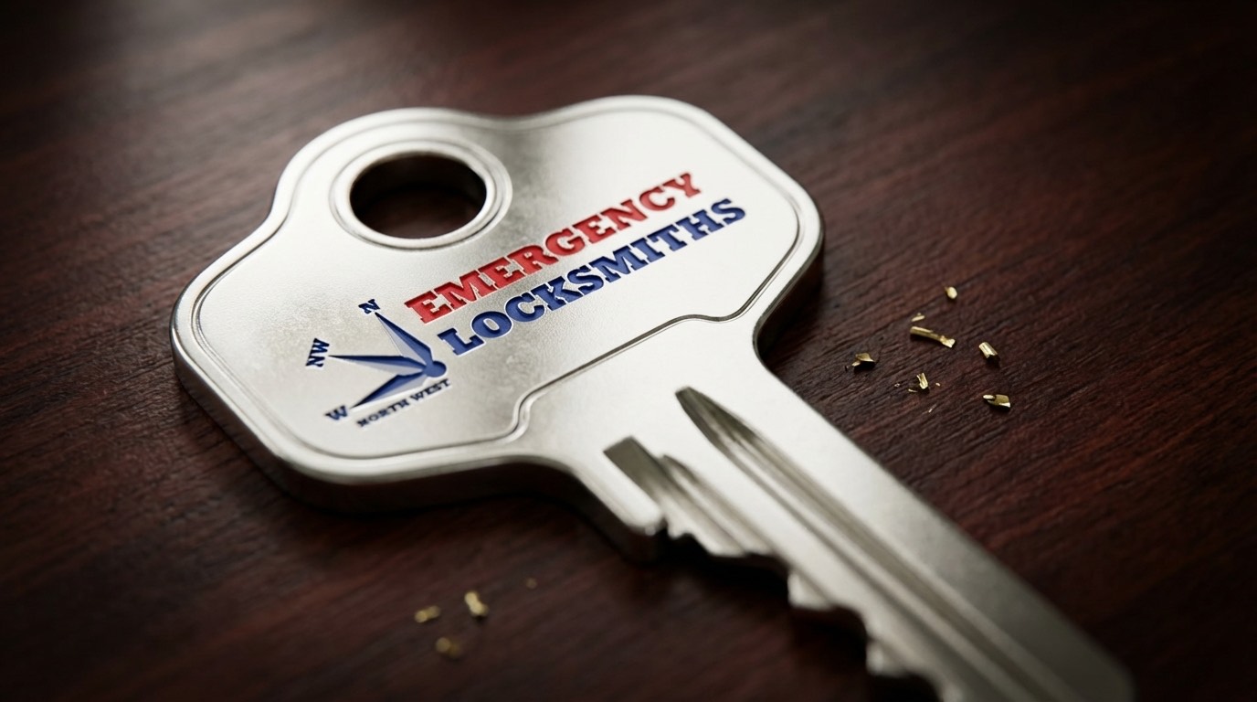 NW Locks branded key