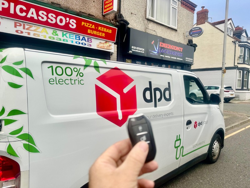 Fleet key replacement outside NW Locks workshop